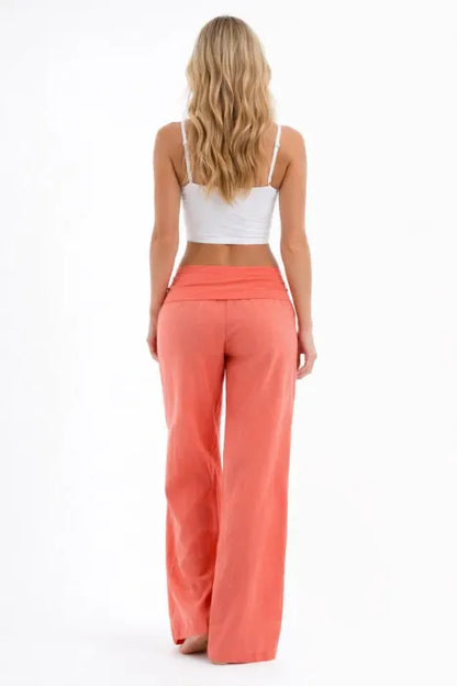 'The Coral' Womens Foldover Trousers