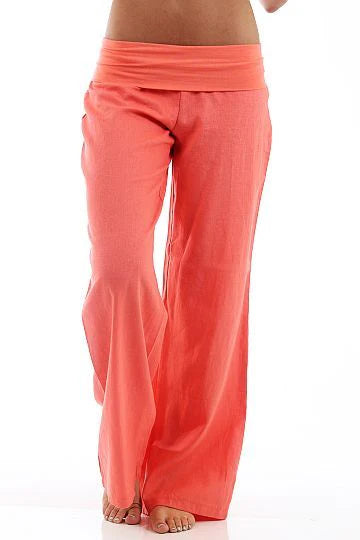 'The Coral' Womens Foldover Trousers